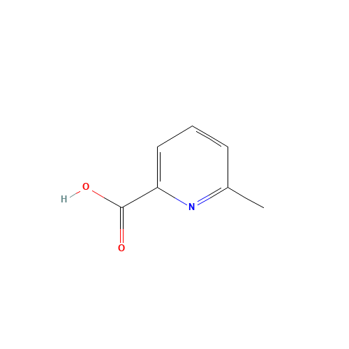 6-Methyl-2-pyridinecarboxylic acid (CAS: 934-60-1) - Chemical Structure and Molecular Formula 
