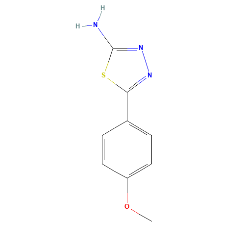 2-AMINO-5-(4-METHOXYPHENYL)-1,3,4-THIADIAZOLE (CAS: 1014-25-1) - Related Chemical Product