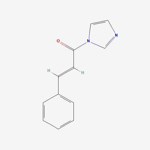 N-TRANS-CINNAMOYLIMIDAZOLE (CAS: 1138-15-4) - Chemical Structure and Molecular Formula 