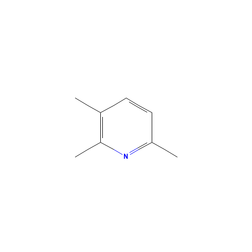 2,3,6-TRIMETHYLPYRIDINE (CAS: 1462-84-6) - Chemical Structure and Molecular Formula 