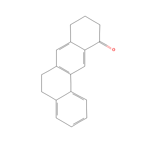 5,6,8,9-TETRAHYDROBENZ[A]ANTHRACEN-11(10H)-ONE (CAS: 1470-04-8) - Chemical Structure and Molecular Formula 