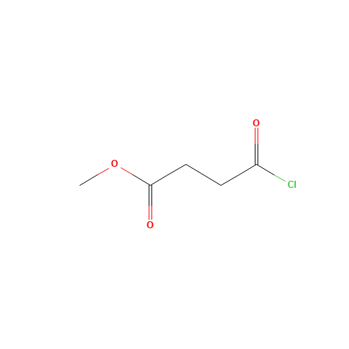 Methyl 4-chloro-4-oxobutanoate (CAS: 1490-25-1) - Chemical Structure and Molecular Formula 