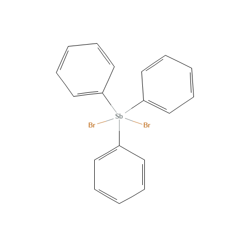 TRIPHENYLANTIMONY DIBROMIDE (CAS: 1538-59-6) - Related Chemical Product