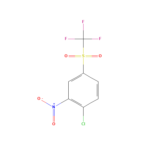 1-CHLORO-2-NITRO-4-TRIFLUOROMETHANESULFONYL-BENZENE (CAS: 1550-27-2) - Related Chemical Product