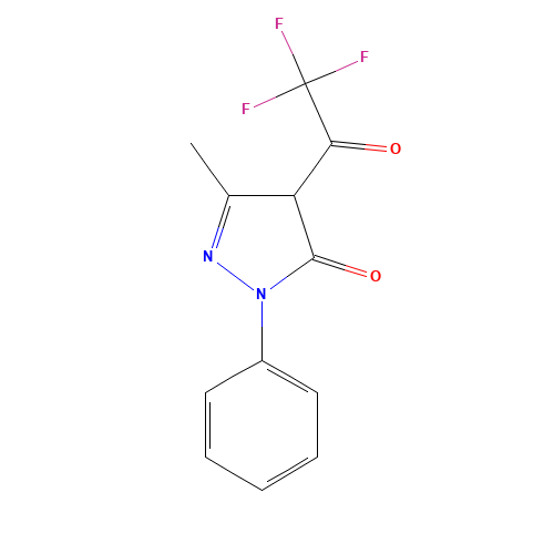 4-TRIFLUOROACETYL-3-METHYL-1-PHENYL-5-PYRAZOLONE (CAS: 1691-93-6) - Related Chemical Product