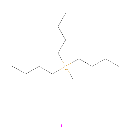 METHYLTRIBUTYLPHOSPHONIUM IODIDE (CAS: 1702-42-7) - Chemical Structure and Molecular Formula 