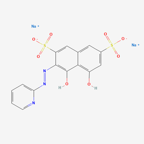 2-(2-PYRIDYLAZO) CHROMOTROPIC ACID DISODIUM SALT (CAS: 2113-70-4) - Chemical Structure and Molecular Formula 