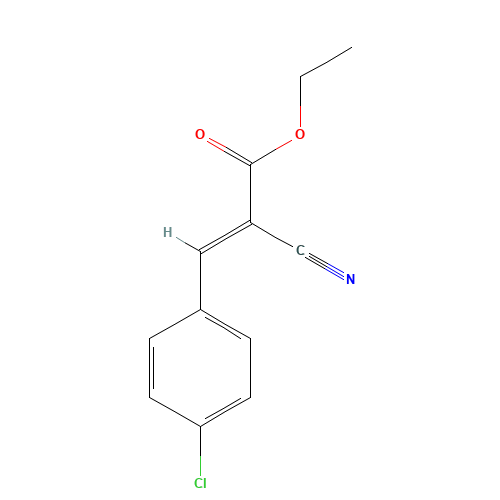 ETHYL 3-(4-CHLOROPHENYL)-2-CYANOACRYLATE (CAS: 2169-68-8) - Related Chemical Product