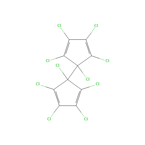 DIENOCHLOR (CAS: 2227-17-0) - Chemical Structure and Molecular Formula 