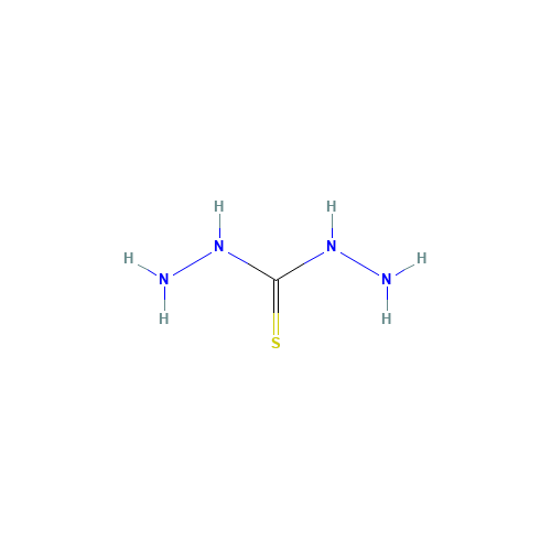 Thiocarbohydrazide (CAS: 2231-57-4) - Chemical Structure and Molecular Formula 