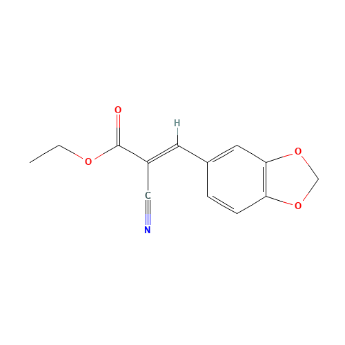 ETHYL 3-(1,3-BENZODIOXOL-5-YL)-2-CYANOACRYLATE (CAS: 2286-56-8) - Related Chemical Product