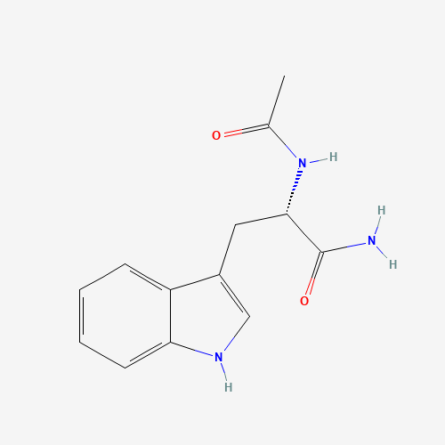 AC-TRP-NH2 (CAS: 2382-79-8) - Chemical Structure and Molecular Formula 