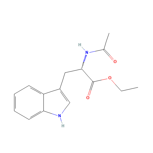 AC-TRP-OET (CAS: 2382-80-1) - Chemical Structure and Molecular Formula 