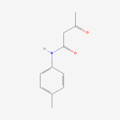 N-(4-Methylphenyl)-3-oxobutanamide (CAS: 2415-85-2) - Chemical Structure and Molecular Formula 