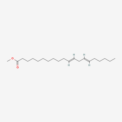 11,14-EICOSADIENOIC ACID METHYL ESTER (CAS: 2463-02-7) - Chemical Structure and Molecular Formula 