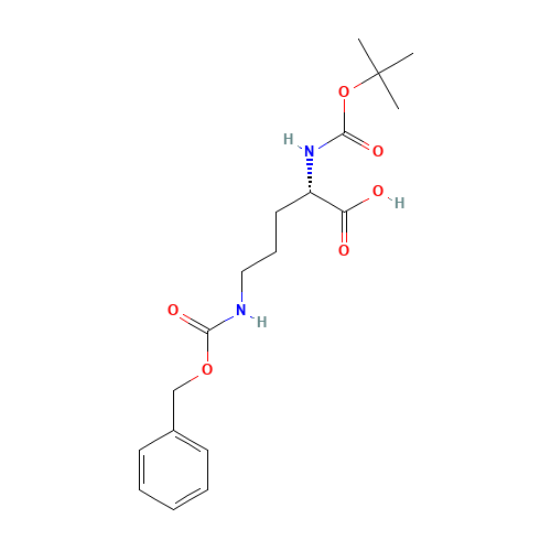 N-tert-Butoxycarbonyl-N'-benzyloxycarbonyl-L-ornithine (CAS: 2480-93-5) - Related Chemical Product