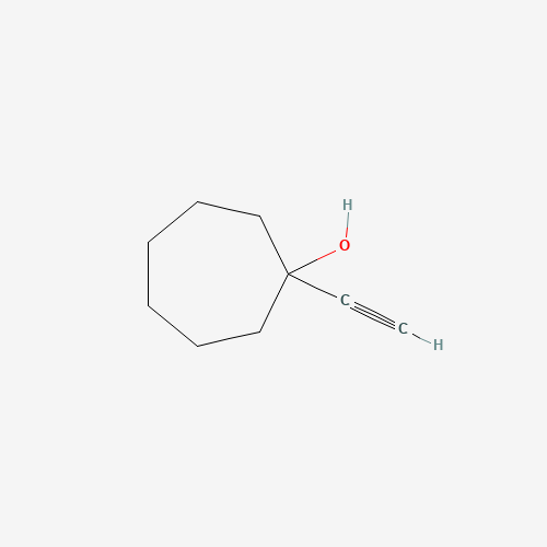 1-ETHYNYL-1-CYCLOHEPTANOL (CAS: 2809-78-1) - Chemical Structure and Molecular Formula 