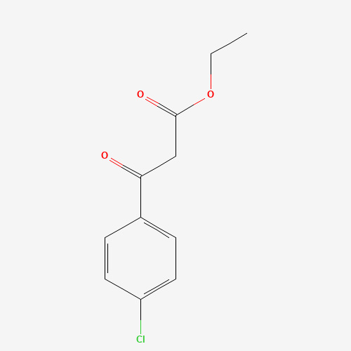 3-(4-CHLORO-PHENYL)-3-OXO-PROPIONIC ACID ETHYL ESTER (CAS: 2881-63-2) - Chemical Structure and Molecular Formula 