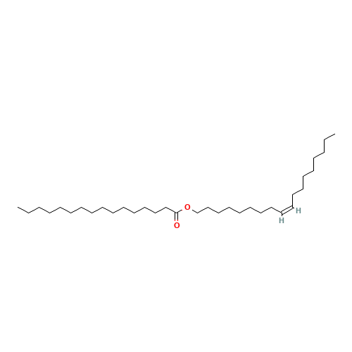 OLEYL PALMITATE (CAS: 2906-55-0) - Chemical Structure and Molecular Formula 