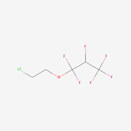 1-(2-CHLOROETHOXY)-1,1,2,3,3,3-HEXAFLUOROPROPANE (CAS: 2926-99-0) - Chemical Structure and Molecular Formula 