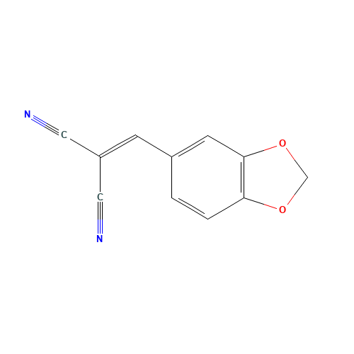 (BENZO[3,4-D]1,3-DIOXOLAN-5-YLMETHYLENE)METHANE-1,1-DICARBONITRILE (CAS: 2972-82-9) - Related Chemical Product