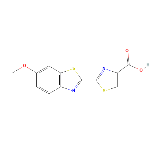 4,5-DIHYDRO-2-[6-METHOXY-2-BENZOTHIAZOLYL]-4-THIAZOLINECARBOXYLIC ACID SODIUM SALT (CAS: 3022-11-5) - Related Chemical Product