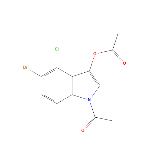 1-Acetyl-5-bromo-4-chloro-1H-indol-3-yl acetate (CAS: 3030-06-6) - Related Chemical Product
