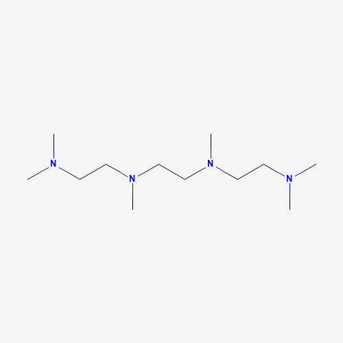 1,1,4,7,10,10-HEXAMETHYLTRIETHYLENETETRAMINE (CAS: 3083-10-1) - Chemical Structure and Molecular Formula 