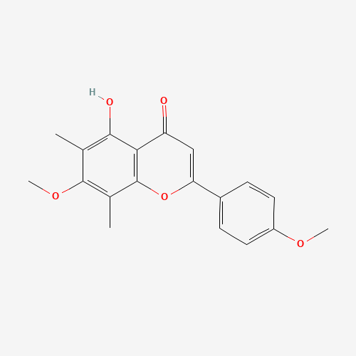 5-HYDROXY-7,4'-DIMETHOXY-6,8-DIMETHYLFLAVONE (CAS: 3122-88-1) - Related Chemical Product