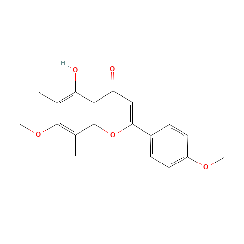 5-HYDROXY-7,4'-DIMETHOXY-6,8-DIMETHYLFLAVONE (CAS: 3122-88-1) - Related Chemical Product