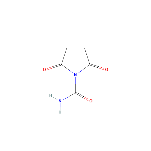 N-CARBAMOYLMALEIMIDE (CAS: 3345-50-4) - Chemical Structure and Molecular Formula 