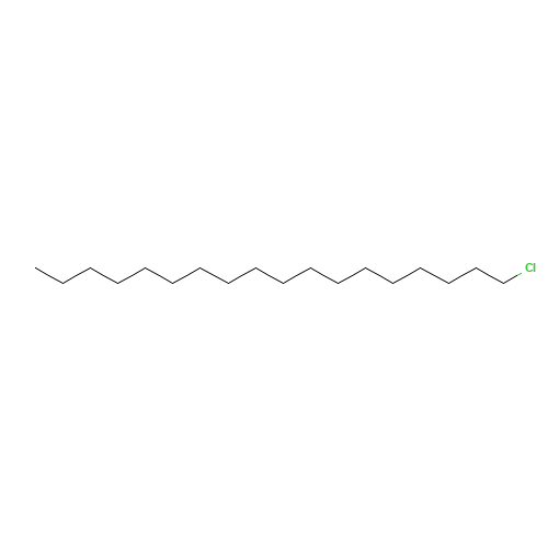 1-Chlorooctadecane (CAS: 3386-33-2) - Chemical Structure and Molecular Formula 