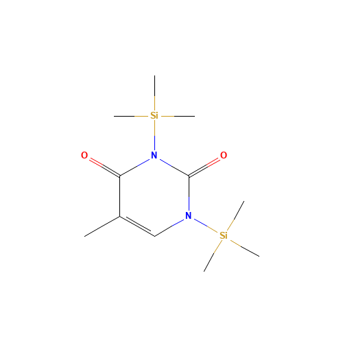 (5-METHYL-1,3-BIS-TRIMETHYLSILYL)-2,4-(1H,3H-PYRIMIDINEDIONE) (CAS: 3444-09-5) - Related Chemical Product