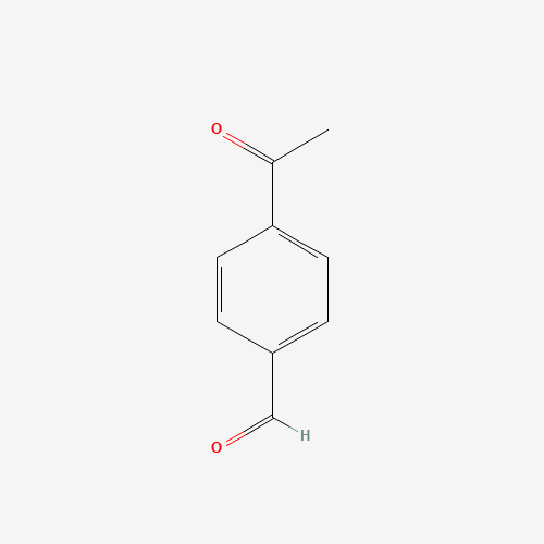 4-ACETYLBENZALDEHYDE (CAS: 3457-45-2) - Chemical Structure and Molecular Formula 
