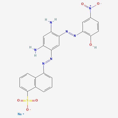 MORDANT BROWN 1 (CAS: 3564-15-6) - Chemical Structure and Molecular Formula 
