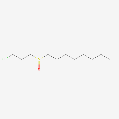 3-CHLOROPROPYL-N-OCTYL SULFOXIDE (CAS: 3569-57-1) - Chemical Structure and Molecular Formula 
