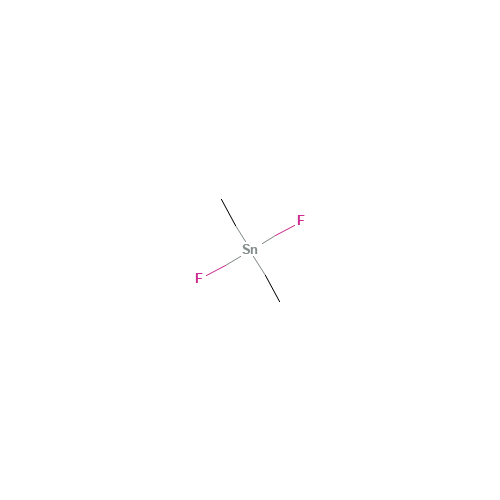 DIMETHYL TIN DIFLUORIDE (CAS: 3582-17-0) - Chemical Structure and Molecular Formula 