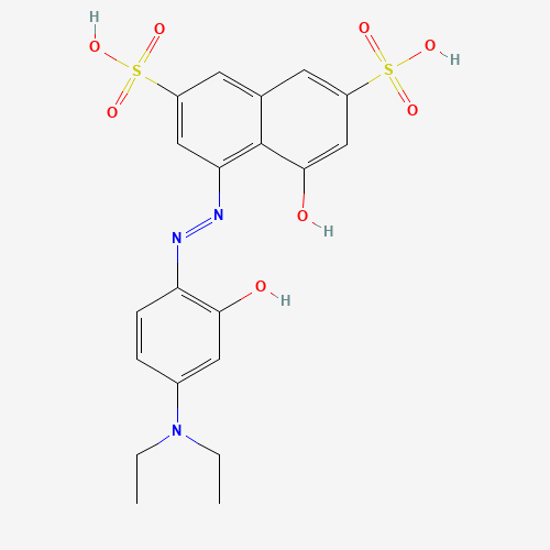 5-(4-DIETHYLAMINO-2-HYDROXYPHENYLAZO)-4-HYDROXYNAPHTHALENE-2,7-DISULFONIC ACID SODIUM SALT (CAS: 3627-04-1) - Related Chemical Product