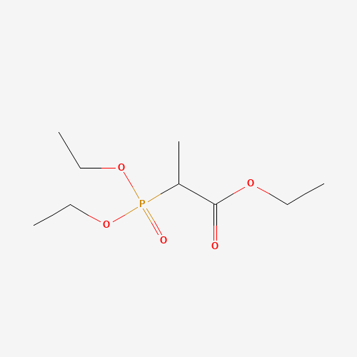 TRIETHYL 2-PHOSPHONOPROPIONATE (CAS: 3699-66-9) - Chemical Structure and Molecular Formula 