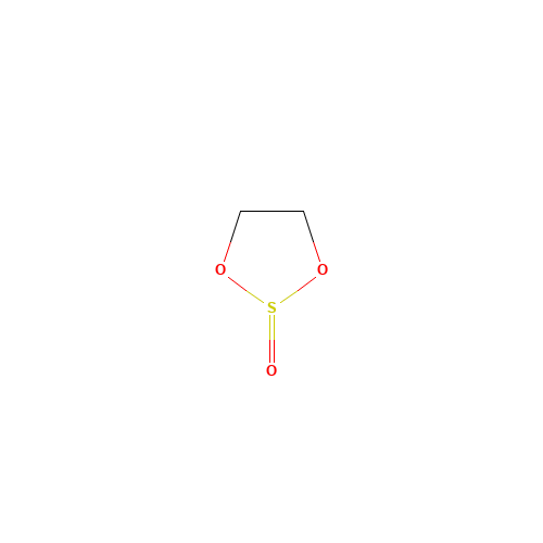 Glycol sulfite (CAS: 3741-38-6) - Chemical Structure and Molecular Formula 