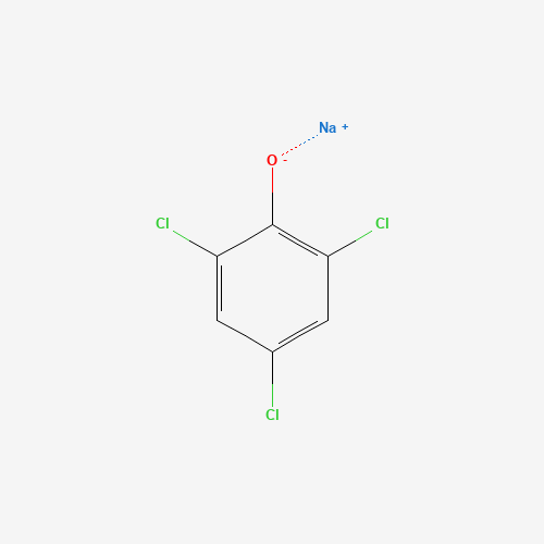 Sodium 2,4,6-trichlorophenolate (CAS: 3784-03-0) - Chemical Structure and Molecular Formula 