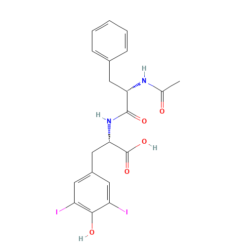 N-ACETYL-L-PHENYLALANYL-3,5-DIIODO-L-TYROSINE (CAS: 3786-08-1) - Related Chemical Product