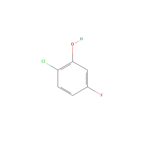 2-Chloro-5-fluorophenol (CAS: 3827-49-4) - Chemical Structure and Molecular Formula 