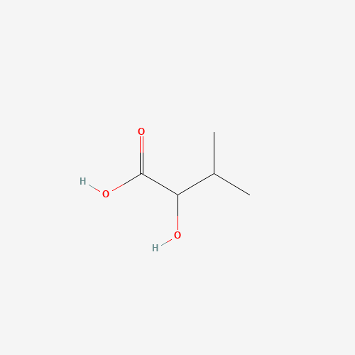 2-HYDROXY-3-METHYLBUTYRIC ACID (CAS: 4026-18-0) - Chemical Structure and Molecular Formula 