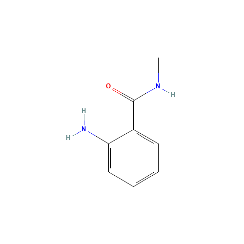 2-AMINO-N-METHYLBENZAMIDE (CAS: 4141-08-6) - Chemical Structure and Molecular Formula 