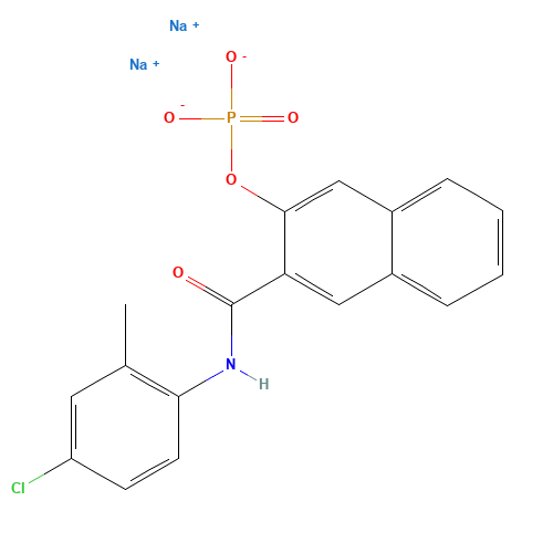 NAPHTHOL AS-TR PHOSPHATE,MONOSODIUM SALT (CAS: 4264-93-1) - Related Chemical Product