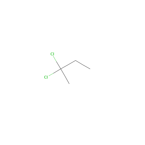 2,2-DICHLOROBUTANE (CAS: 4279-22-5) - Chemical Structure and Molecular Formula 
