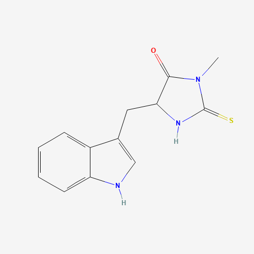 5-(1H-INDOL-3-YLMETHYL)-3-METHYL-2-THIOXO-4-IMIDAZOLIDINONE (CAS: 4311-88-0) - Related Chemical Product
