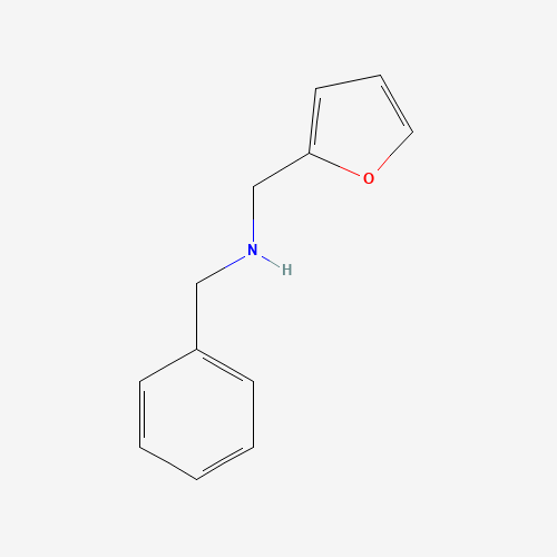 BENZYL-FURAN-2-YLMETHYL-AMINE (CAS: 4439-53-6) - Chemical Structure and Molecular Formula 