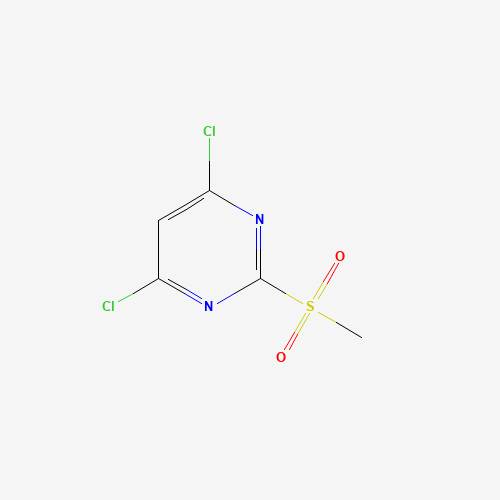 4,6-Dichloro-2-(methylsulfonyl)pyrimidine (CAS: 4489-34-3) - Chemical Structure and Molecular Formula 